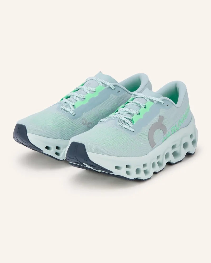 ON Laufschuhe Cloudmonster 3 gruen Hellgrün