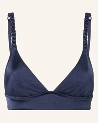 watercult Bralette-Bikini-Top MAKRAMÉ LOVE Blau