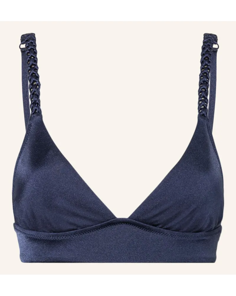 watercult Bralette-Bikini-Top MAKRAMÉ LOVE Blau