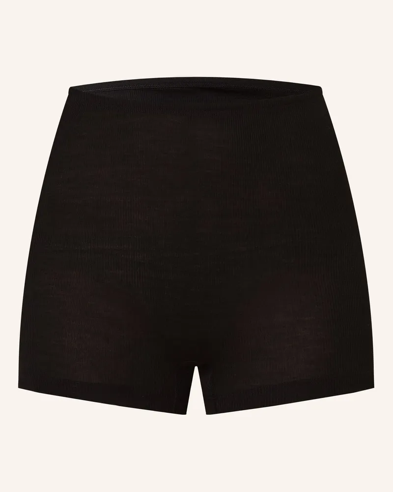 Mey Longpants Serie WOOL LOVE aus Merinowolle mit Seide Schwarz