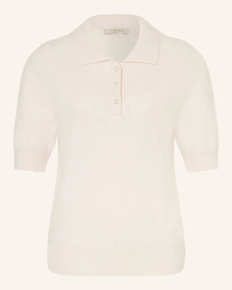 lilienfels Strick-Poloshirt Aus Cashmere weiss Creme
