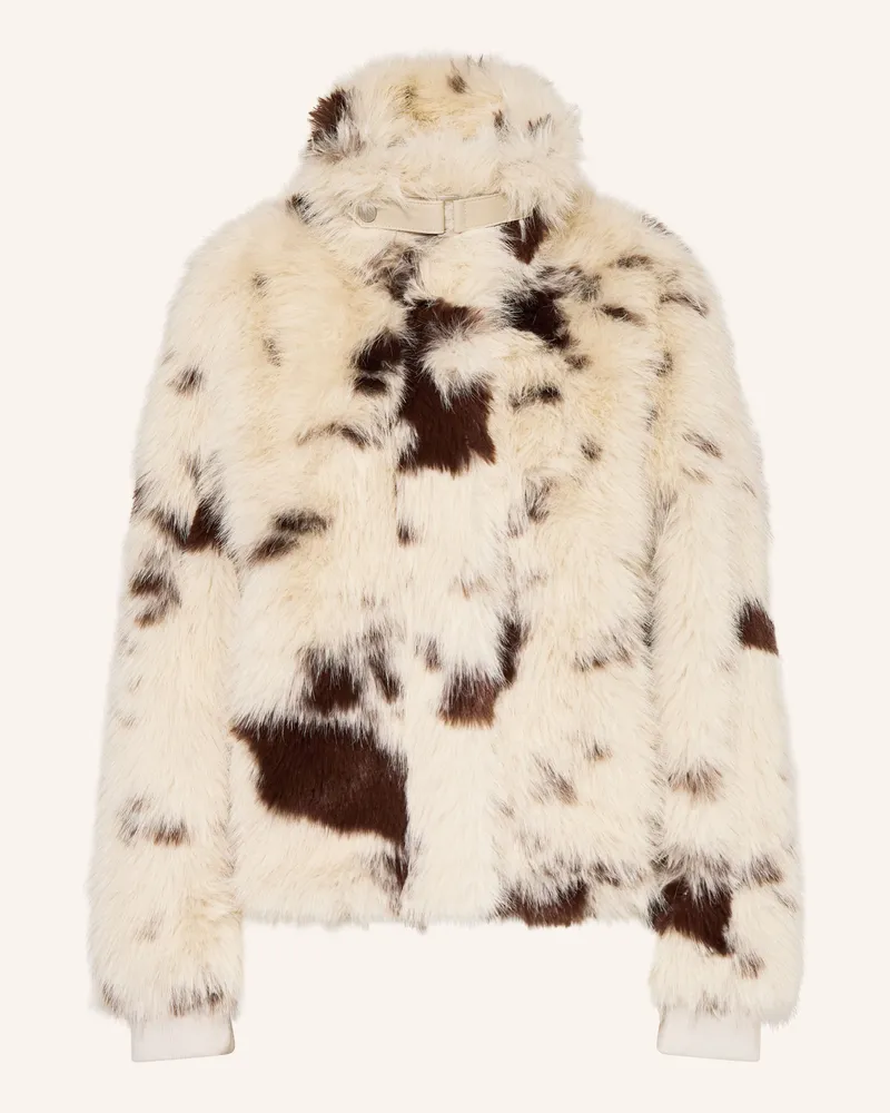 RINO & PELLE Kunstfell-Jacke Creme