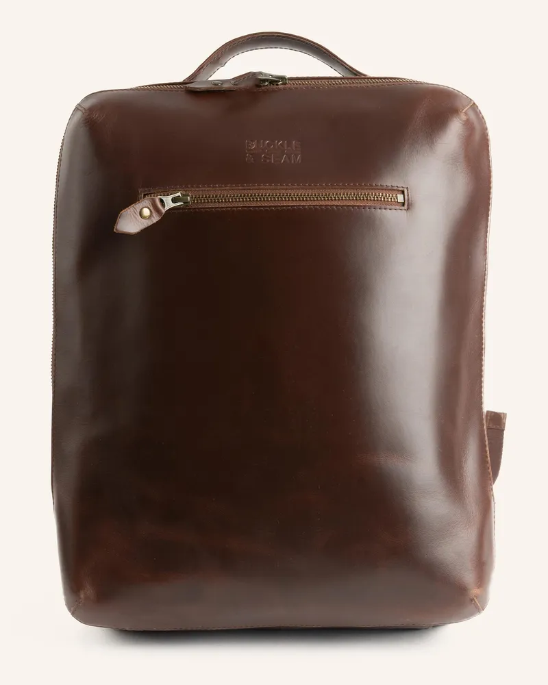 Buckle & Seam Rucksack Mik braun Braun