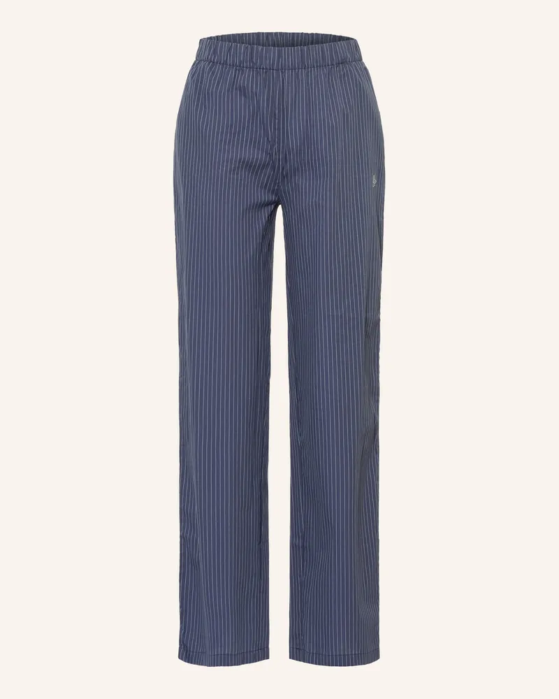 Marc O'Polo Schlafhose blau Blau