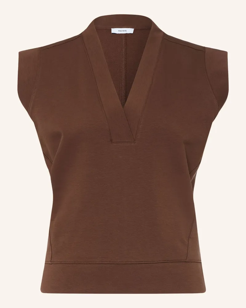 Reiss Sweattop Willa Sweat braun Dunkelbraun