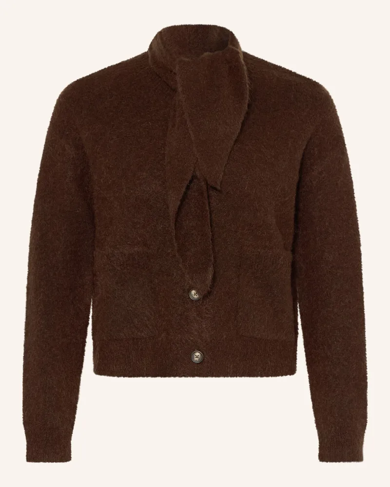 Darling Harbour Strickjacke Mit Mohair braun Dark