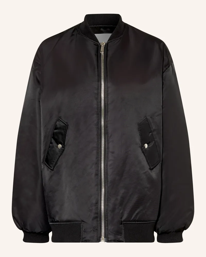 FRANKIE Shop Seidenblouson Astra schwarz Schwarz