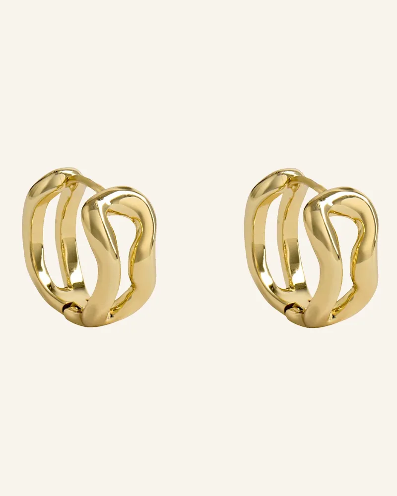 POMPIDOU Kreolen Melina Sculpted Small By Glambou gold Gold