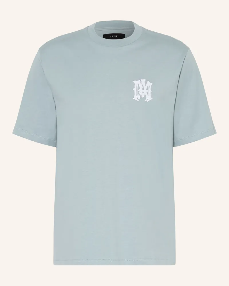 Amiri T-Shirt blau Blaugrau