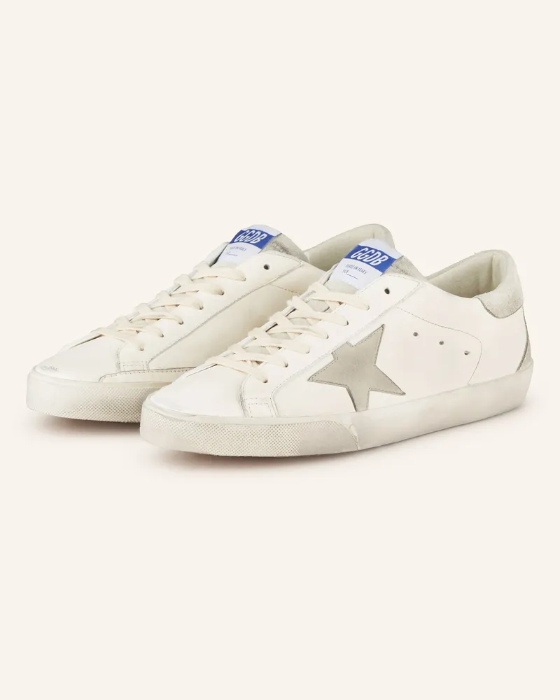 Golden Goose Sneaker Super-Star weiss Weiss