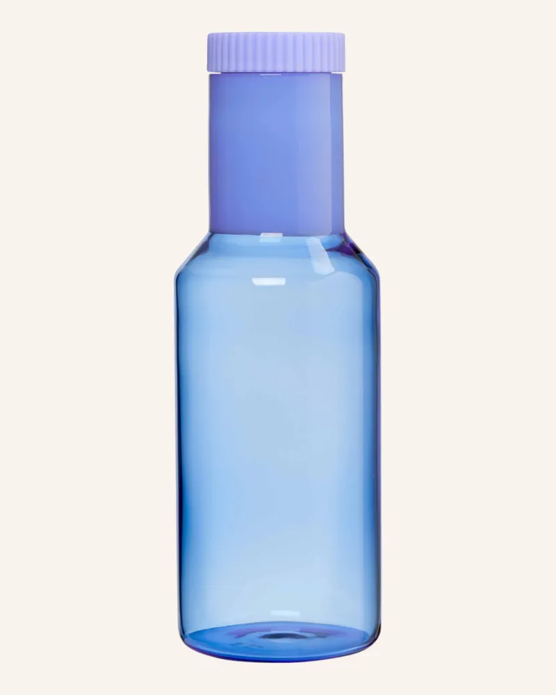 DESIGN LETTERS Karaffe TUBE Blau