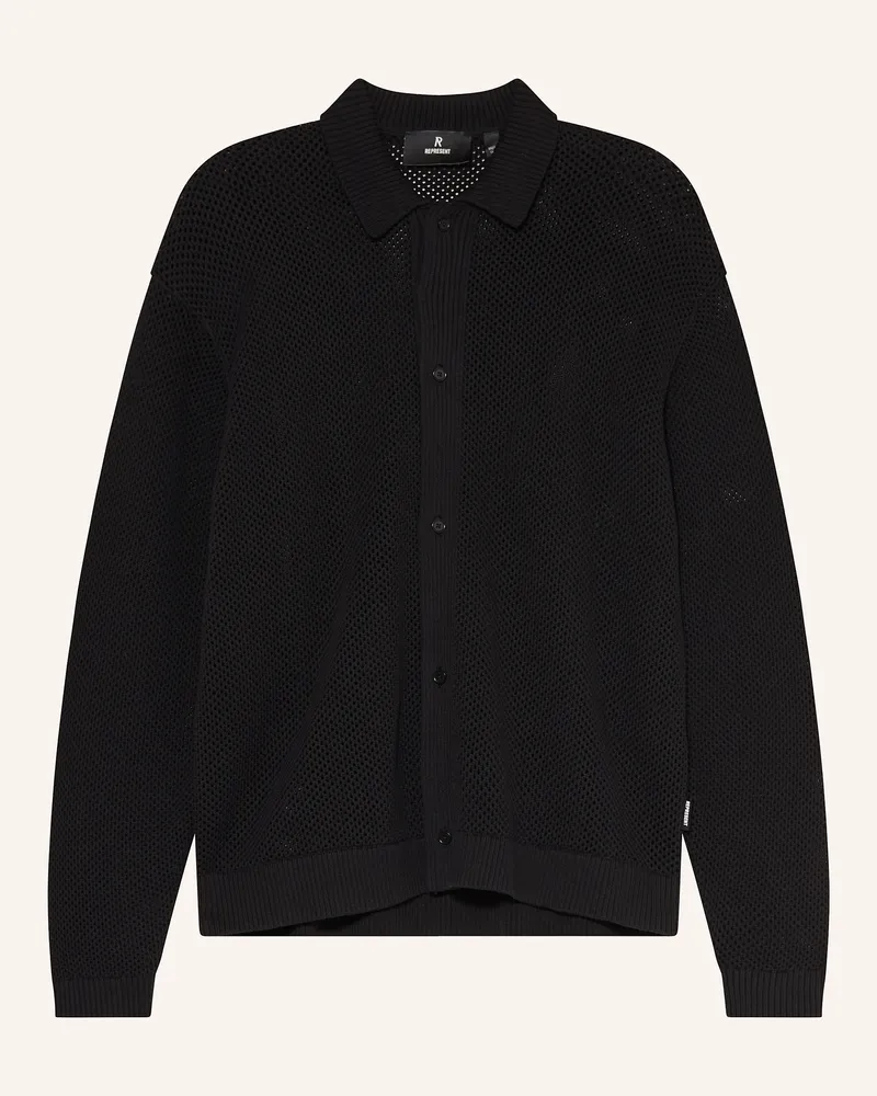 REPRESENT Strickjacke Schwarz