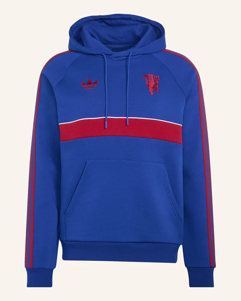adidas Manchester United Originals Hoodie blau Blau