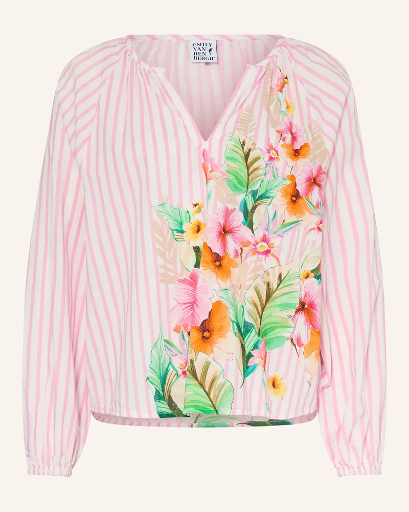 Emily van den Bergh Blusenshirt rosa Rosa