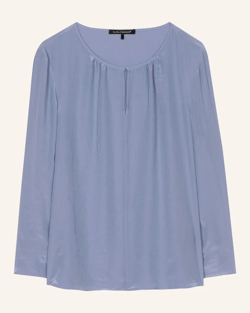 Luisa Cerano Blusenshirt Mit 3/4-Arm blau Hellblau