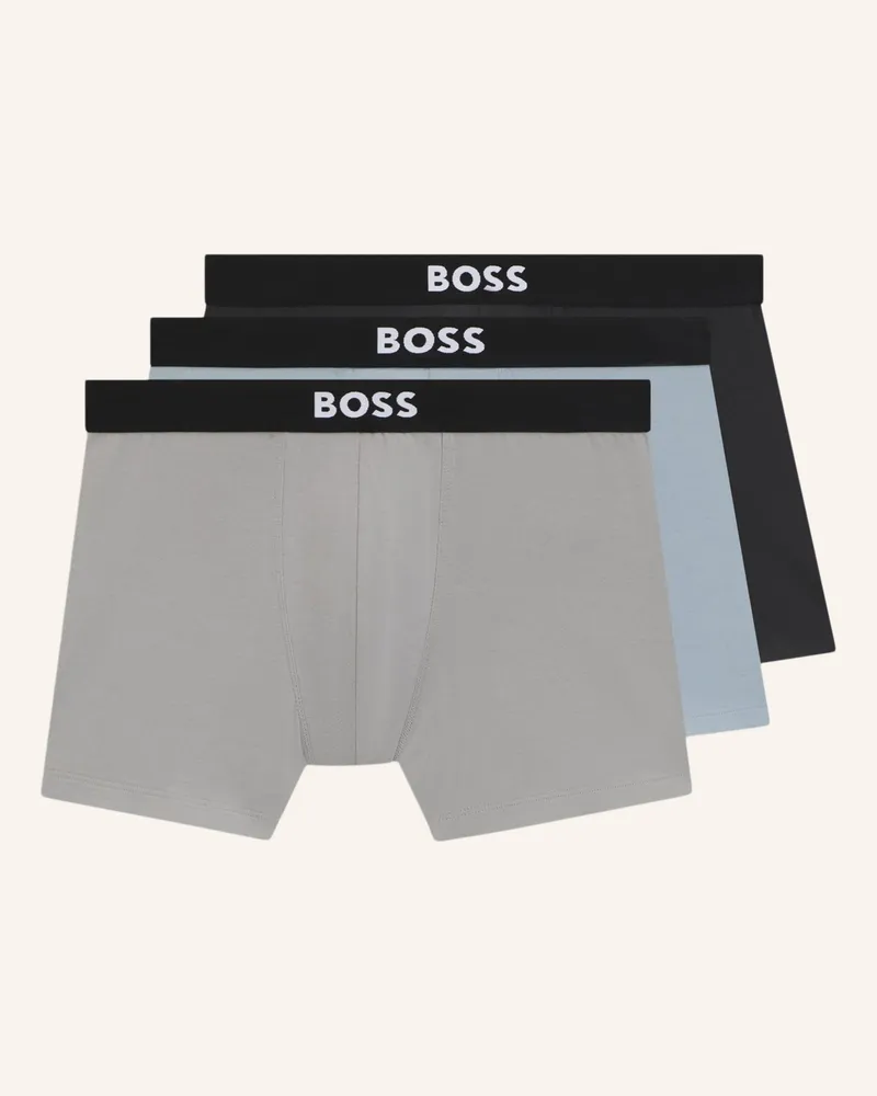 HUGO BOSS 3er-Pack Boxershorts ONE Weiss