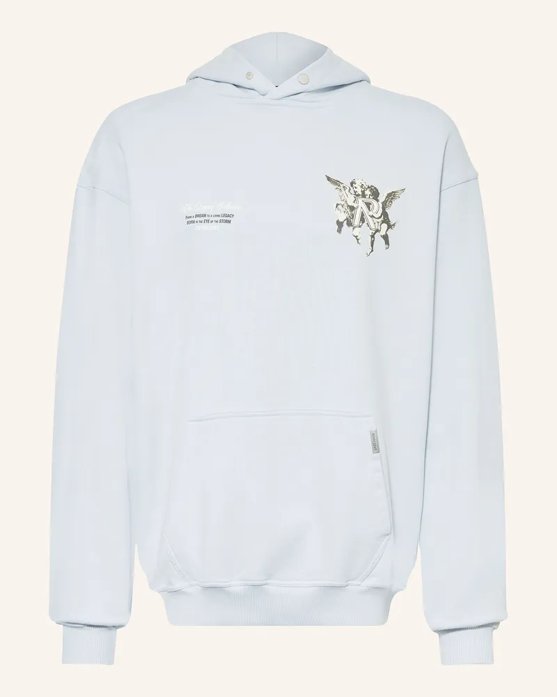 REPRESENT Oversized-Hoodie Hellblau