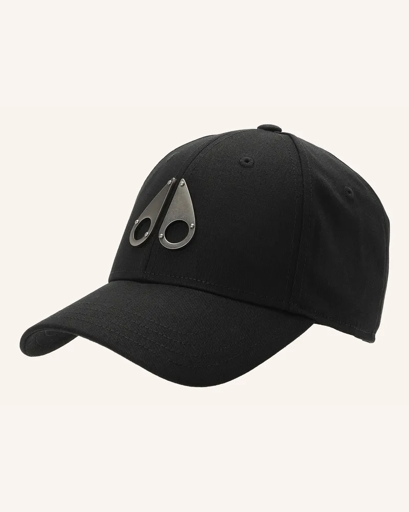 Moose Knuckles Cap Logo Icon schwarz Schwarz