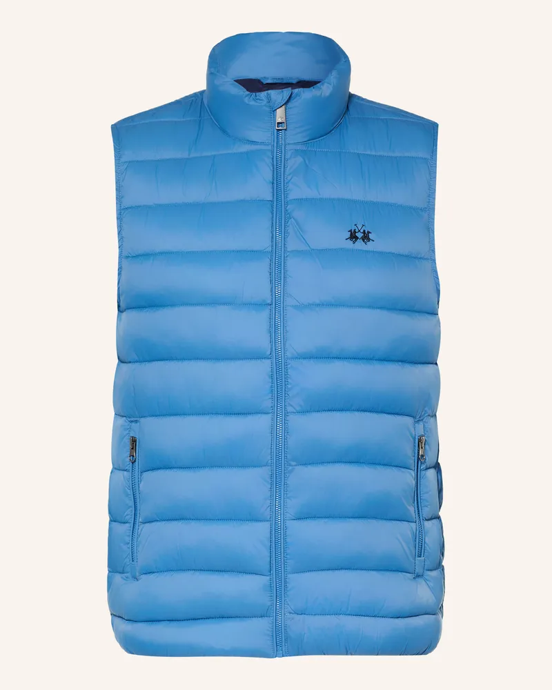 La Martina Steppweste blau Blau