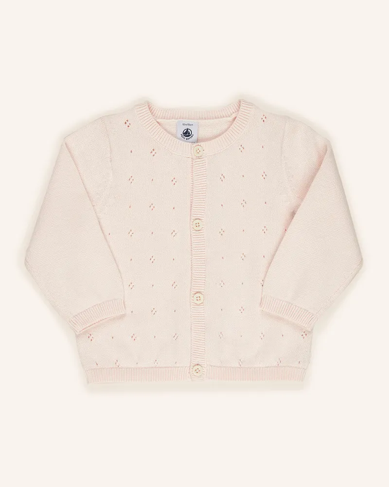 Petit Bateau Strickjacke Hellrosa