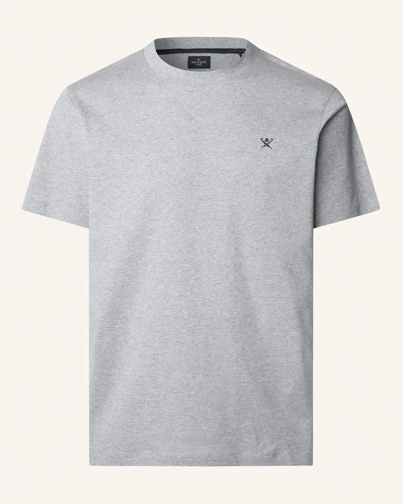 Hackett T-Shirt SS LOGO TEE Hellgrau