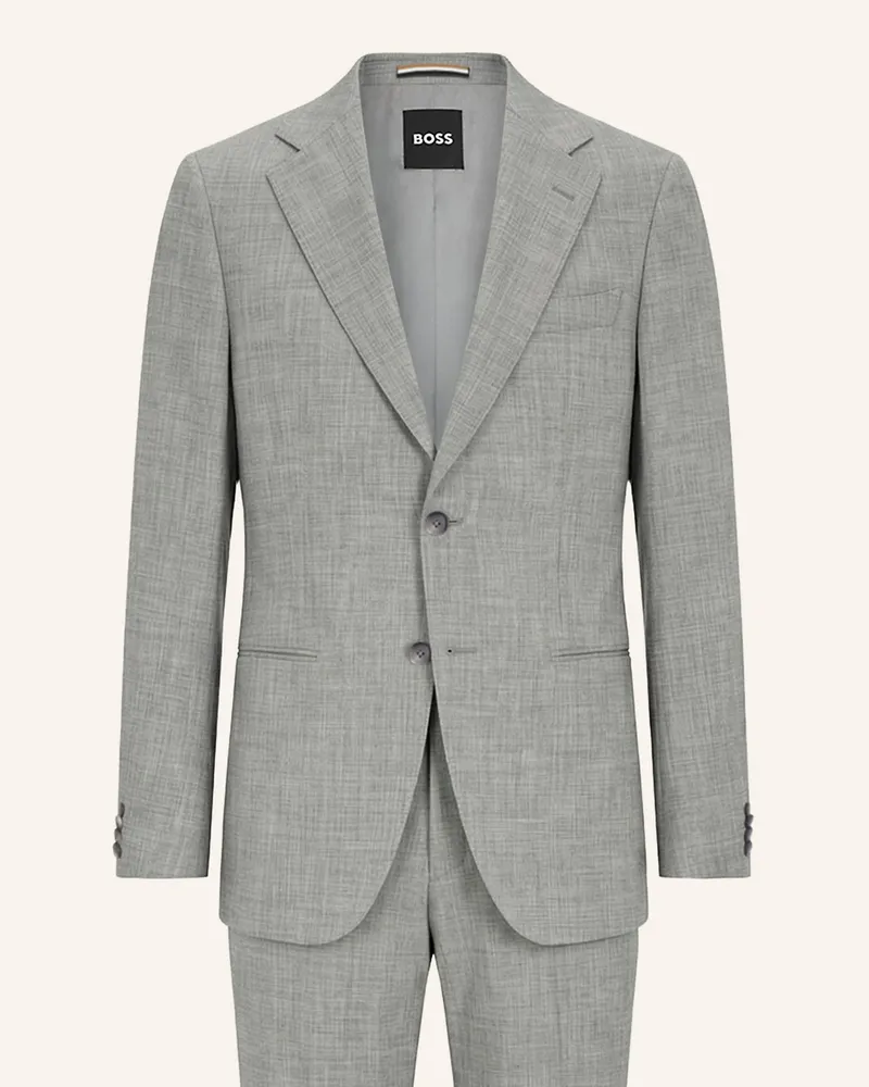 HUGO BOSS Business Anzug C-Huge-2pcs-261 Slim Fit silber Silber