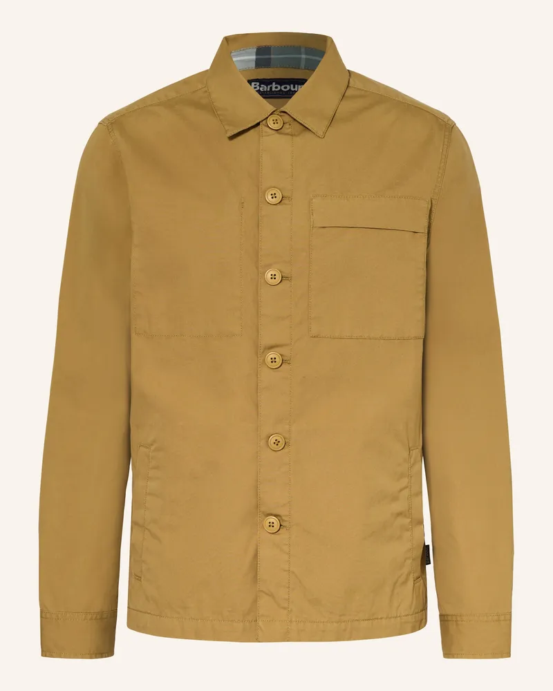 Barbour Overshirt Sherburn braun Cognac