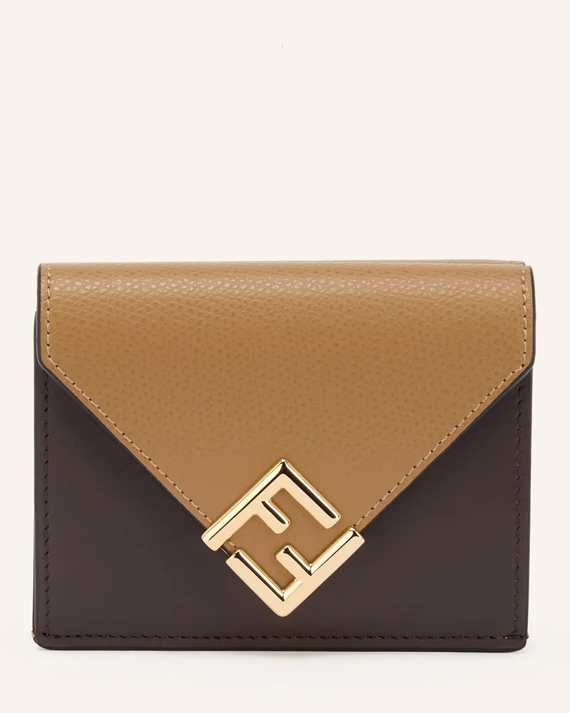 Fendi Geldbörse Ff Diamonds braun Camel
