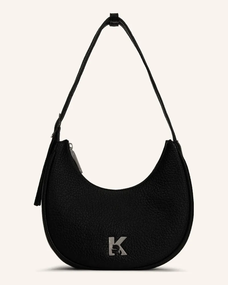 Karl Lagerfeld Schultertasche schwarz Schwarz