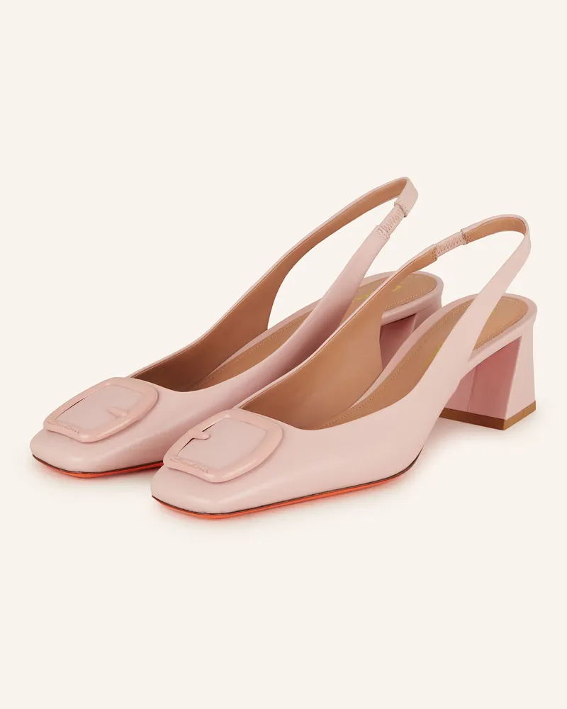 Santoni Slingpumps LEMON Hellrosa