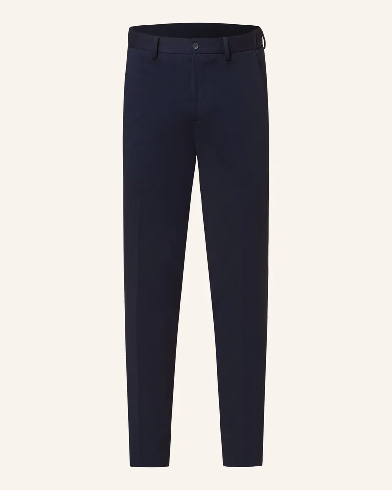 paul Anzughose Extra Slim Fit aus Jersey Dunkelblau