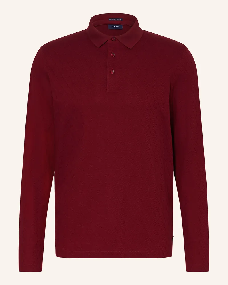 JOOP! Strick-Poloshirt BRYSON Dunkelrot