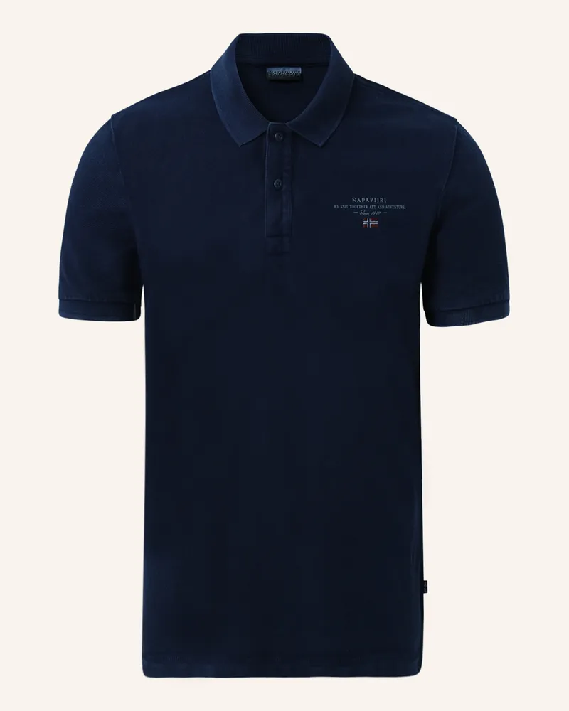 Napapijri Jersey-Poloshirt ELBAS Regula Fit Blau