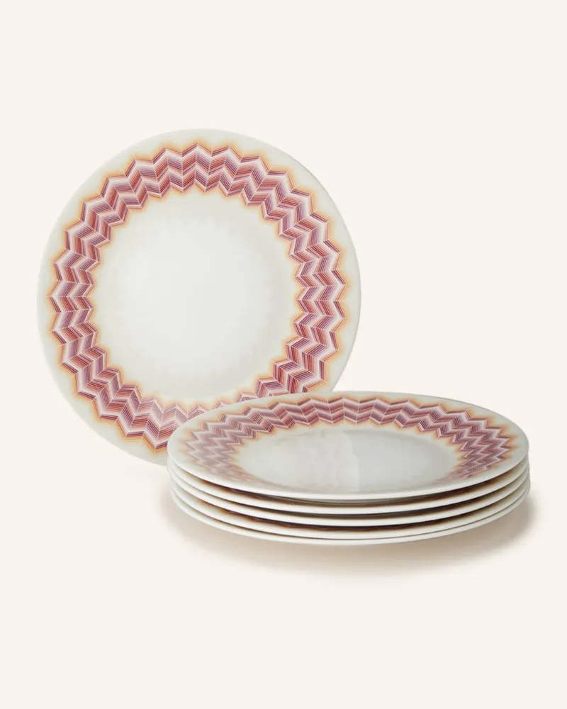 Missoni Home 6er-Set Dessertteller JARRIS Creme