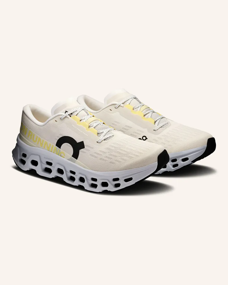 ON Laufschuhe Cloudmonster 3 grau Hellgelb