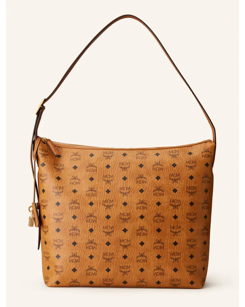 MCM Hobo-Bag AREN VISETOS LARGE Braun