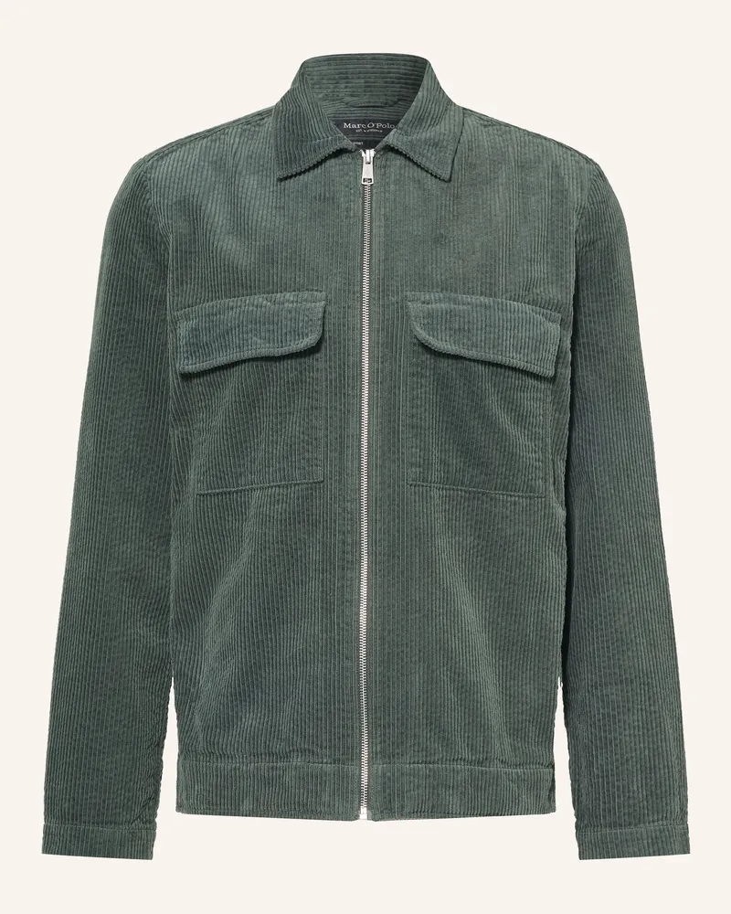 Marc O'Polo Cord-Overjacket gruen Dunkelgrün