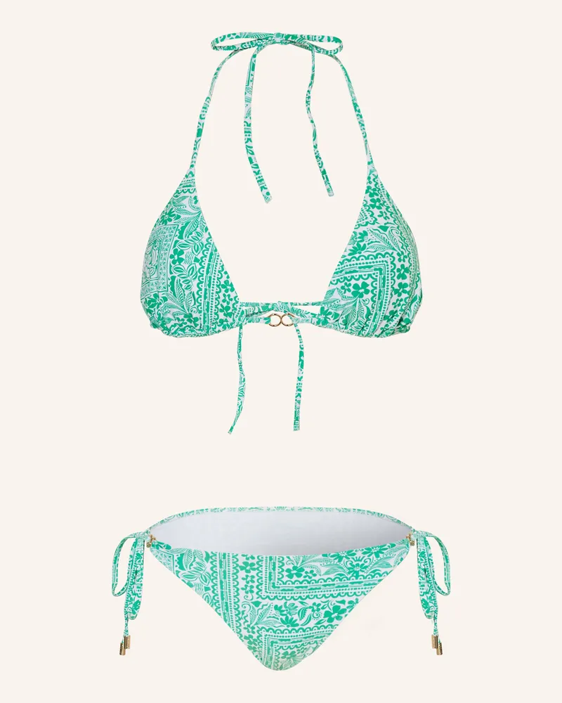Melissa Odabash Triangel-Bikini COSTA Grün