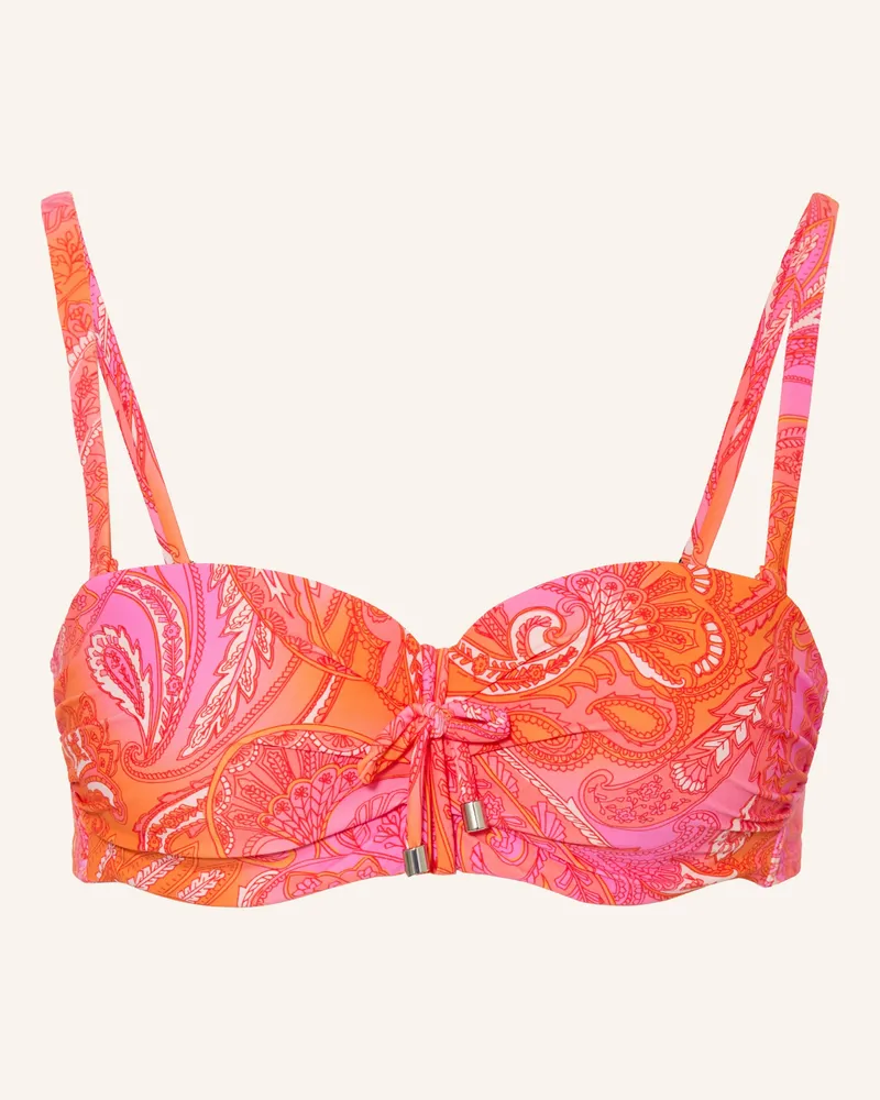 Cyell Bügel-Bikini-Top Paisley Breeze pink Orange