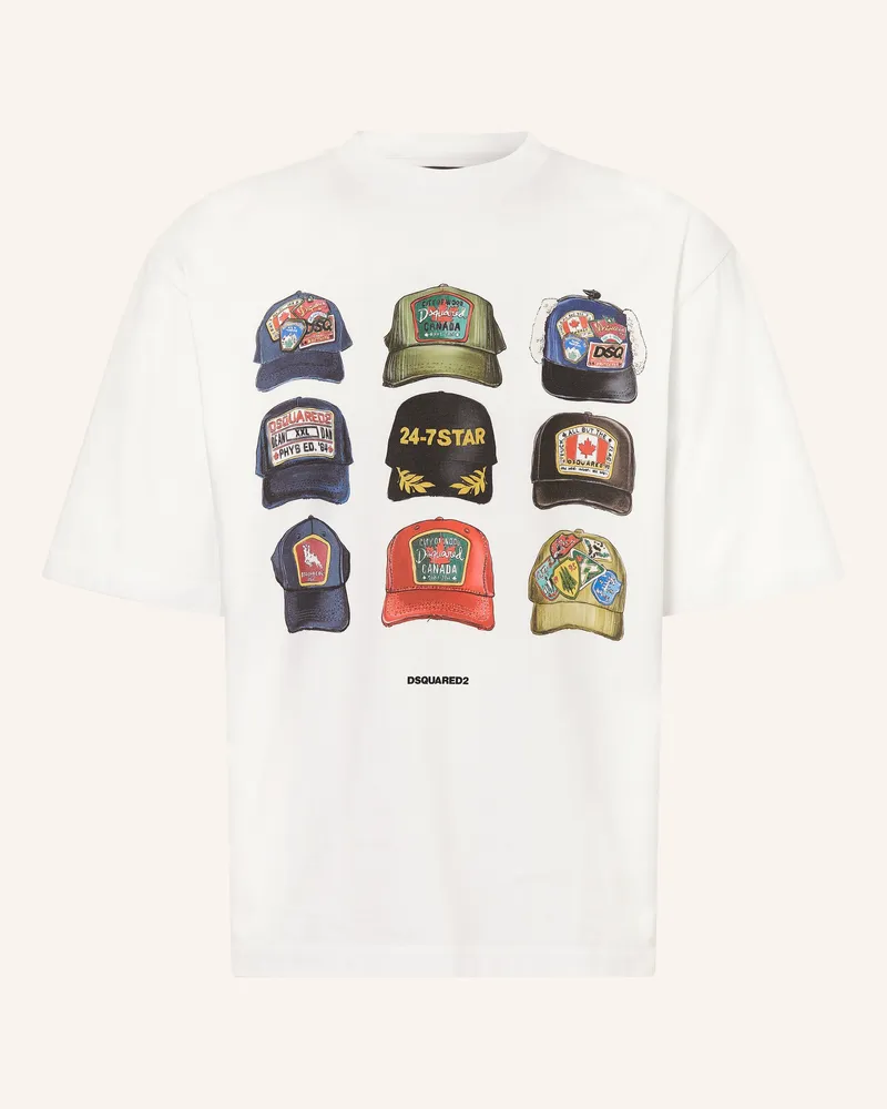 Dsquared2 T-Shirt weiss Weiss