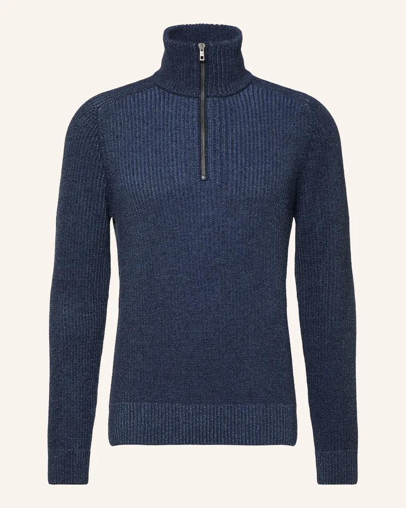 Maerz Troyer Aus Merinowolle blau Blau