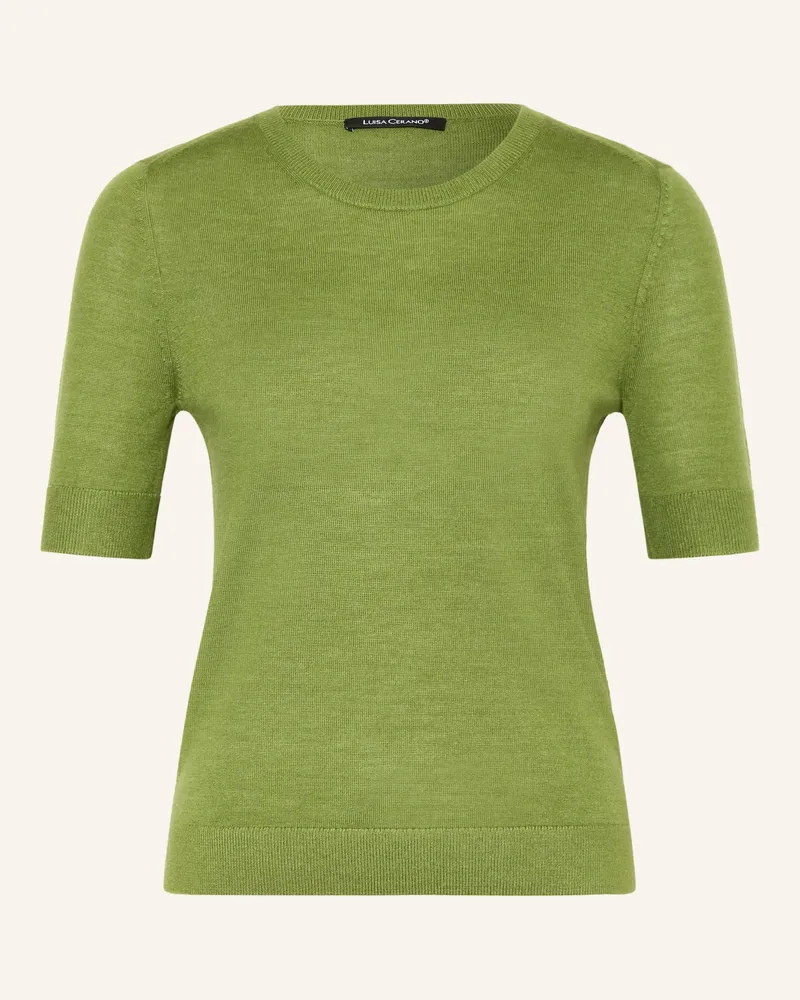 Luisa Cerano Strickshirt gruen Grün