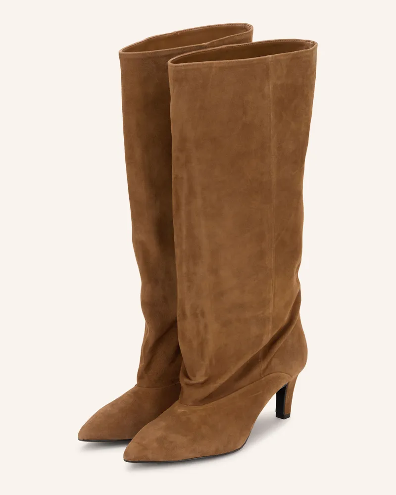 Mrs & HUGS Stiefel braun Cognac