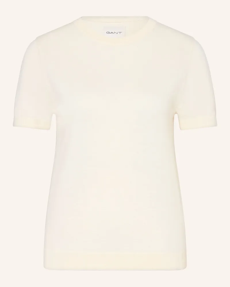 Gant Strickshirt Ecru