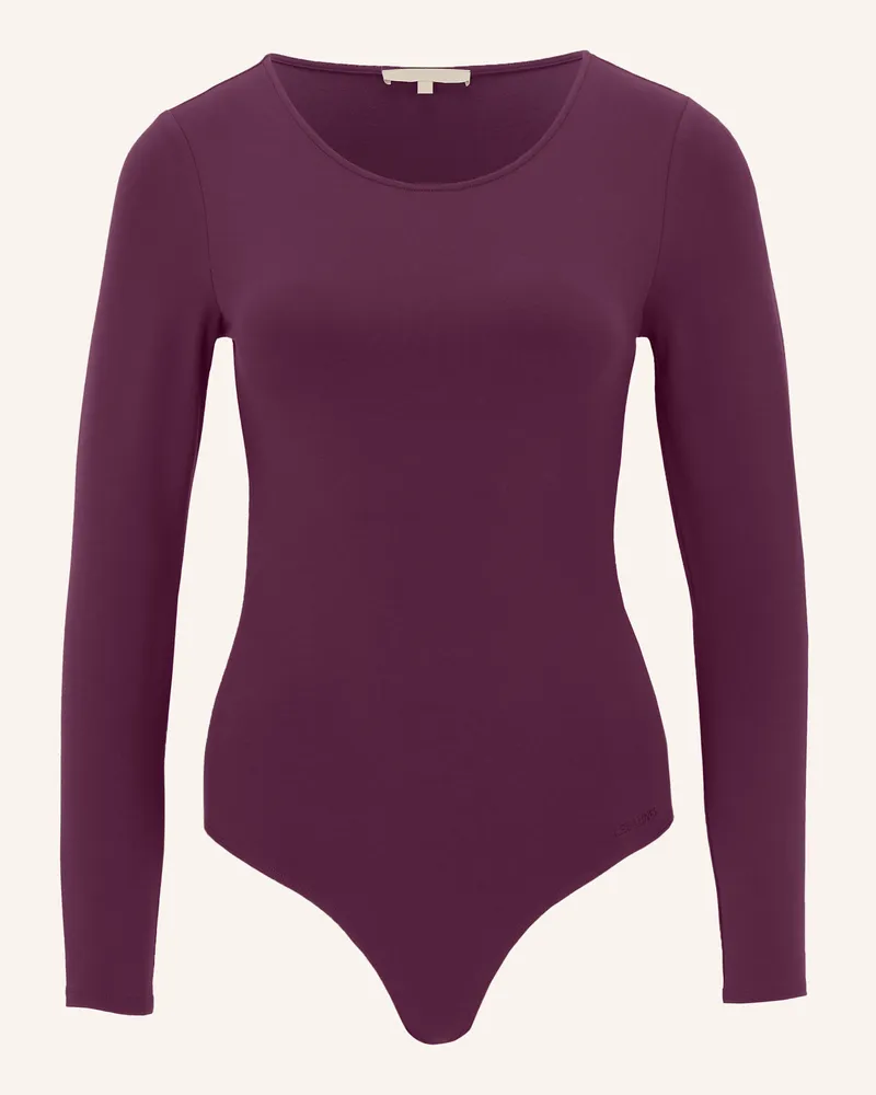 Les Lunes Langarmbody ALENA WARM LONGSLEEVE THERMO BODYSUIT Dunkelrot