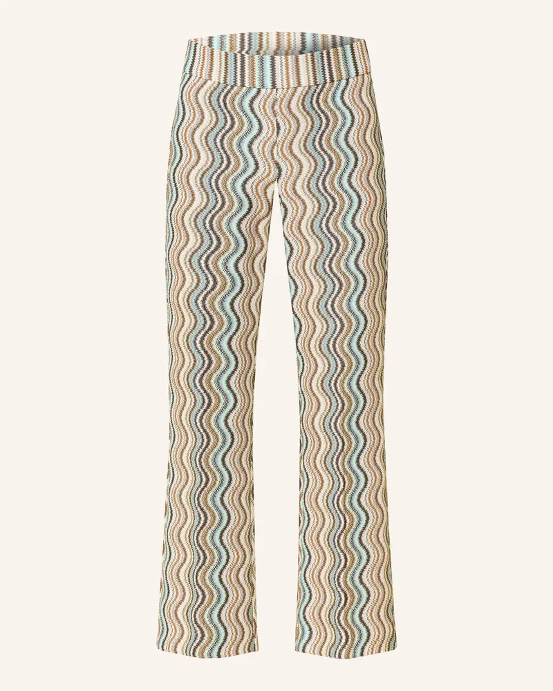 Cambio Hose FAITH mit Glitzergarn Hellblau