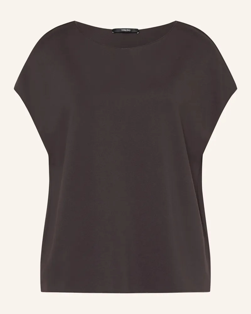someday. T-Shirt Uvalerie braun Dunkelbraun