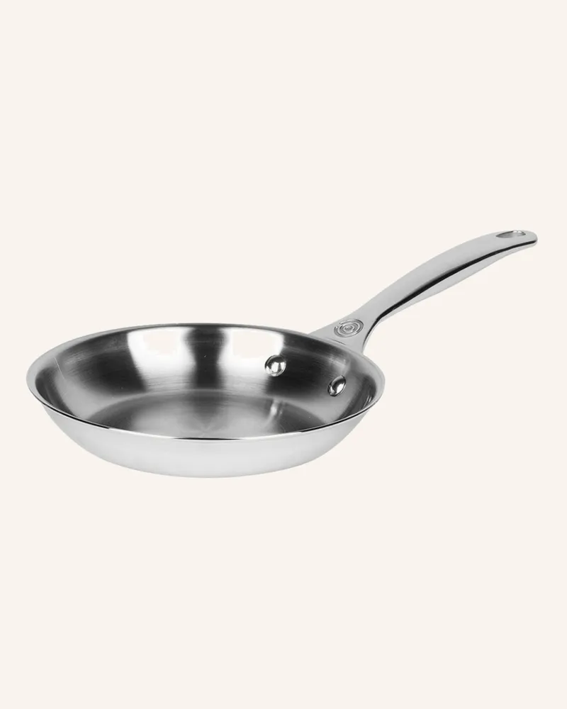Le Creuset Pfanne 3-Ply Plus silber Silber