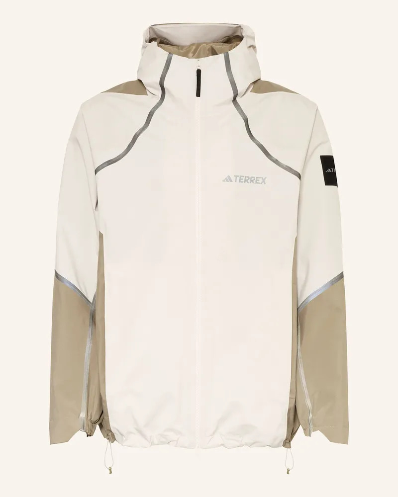 adidas Regenjacke NAT GEO CLIMAPROOF Ecru