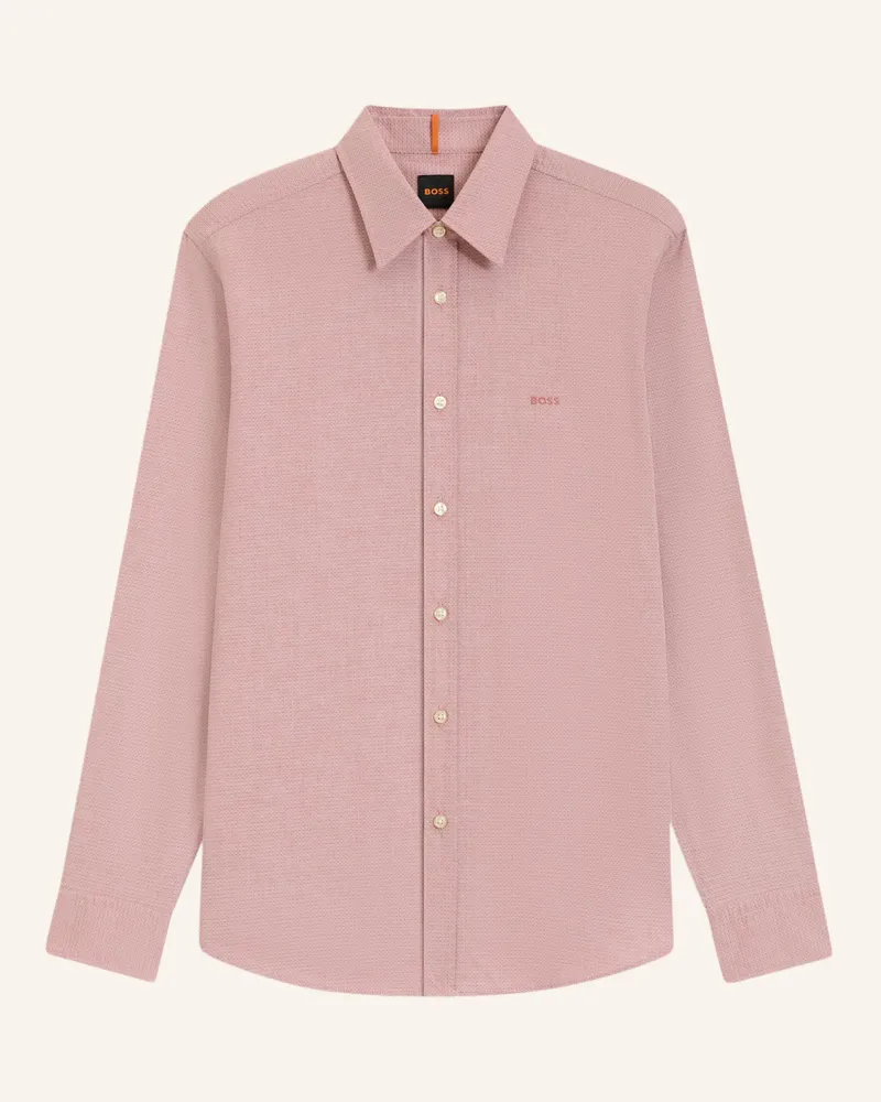 HUGO BOSS Casual Hemd RELEGANT_6_M Regular Fit Orange